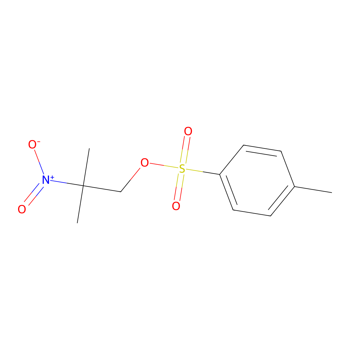 1-Propanol, 2-methyl-2-nitro-, 1-(4-methylbenzenesulfonate) molecular structure, CAS 62291-95-6