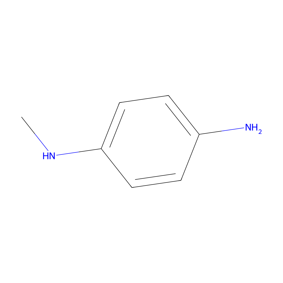 4-Amino-N-methylaniline molecular structure, CAS 623-09-6