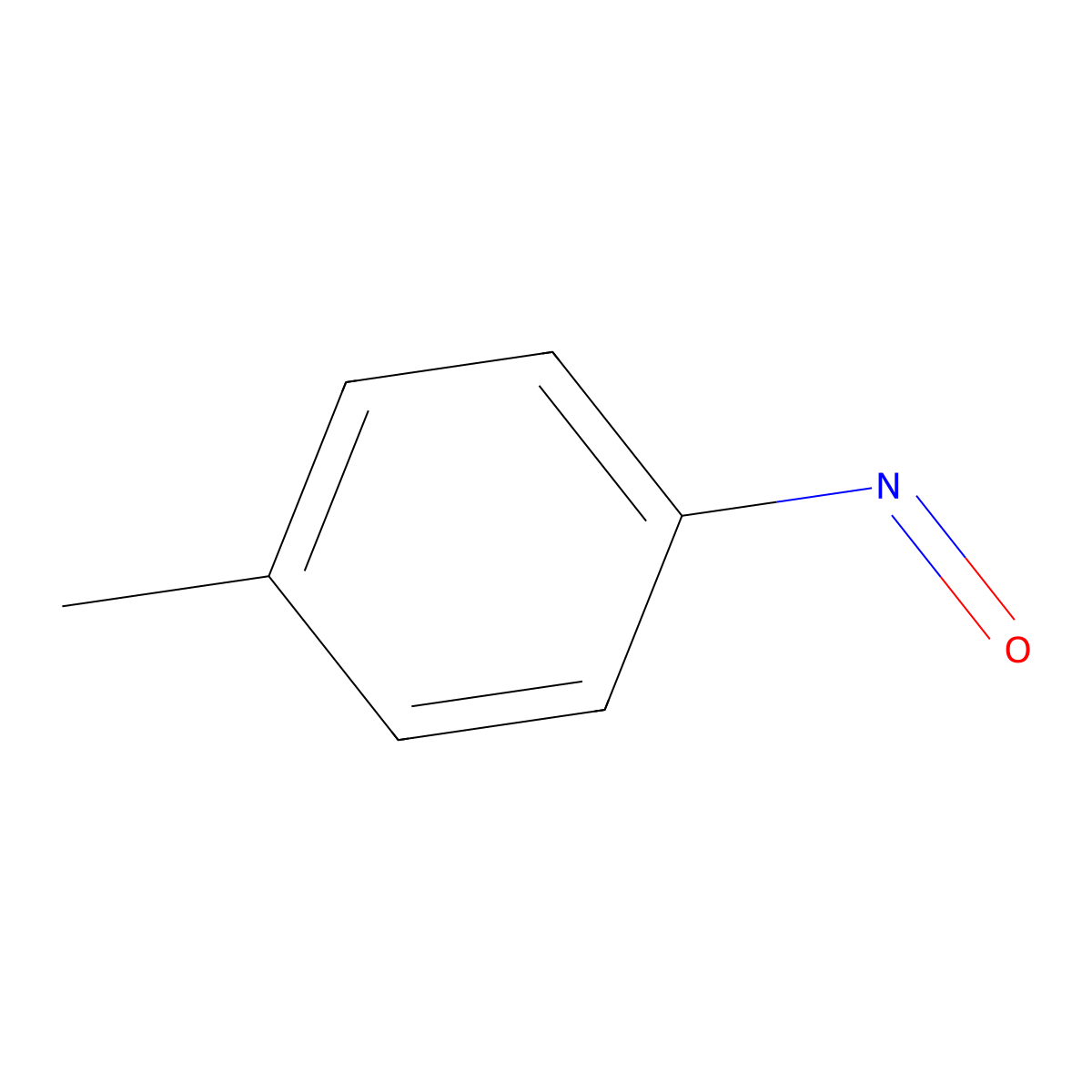 1-Methyl-4-nitrosobenzene molecular structure, CAS 623-11-0