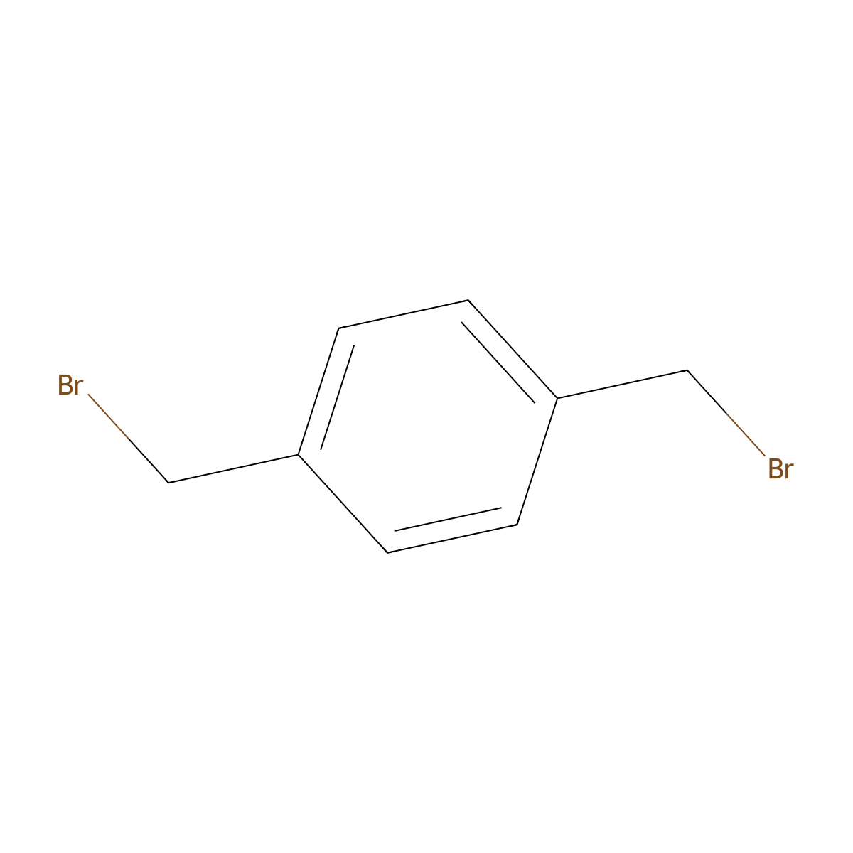 1,4-Bis(bromomethyl)benzene molecular structure, CAS 623-24-5
