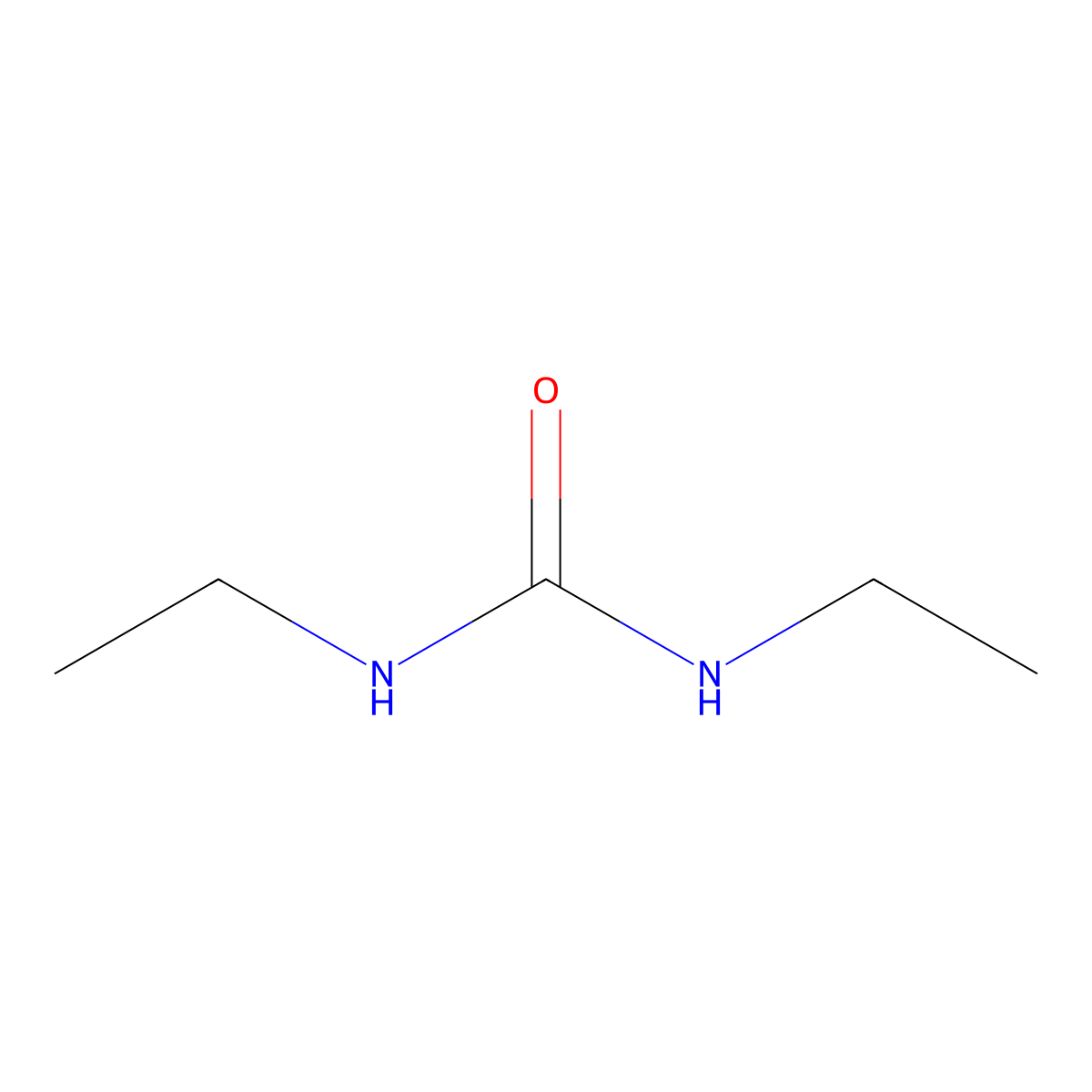 sym-Diethylurea molecular structure, CAS 623-76-7