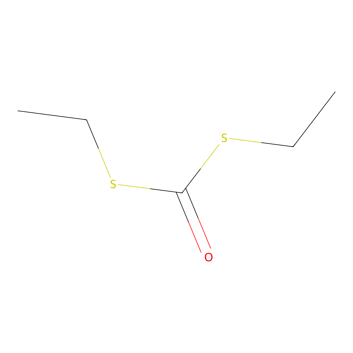S,S-diethyl carbamodithioate molecular structure, CAS 623-80-3