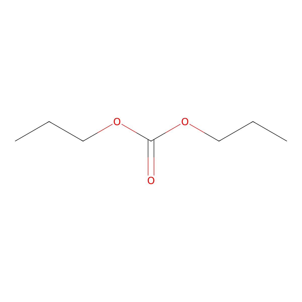 Dipropyl Carbonate molecular structure, CAS 623-96-1