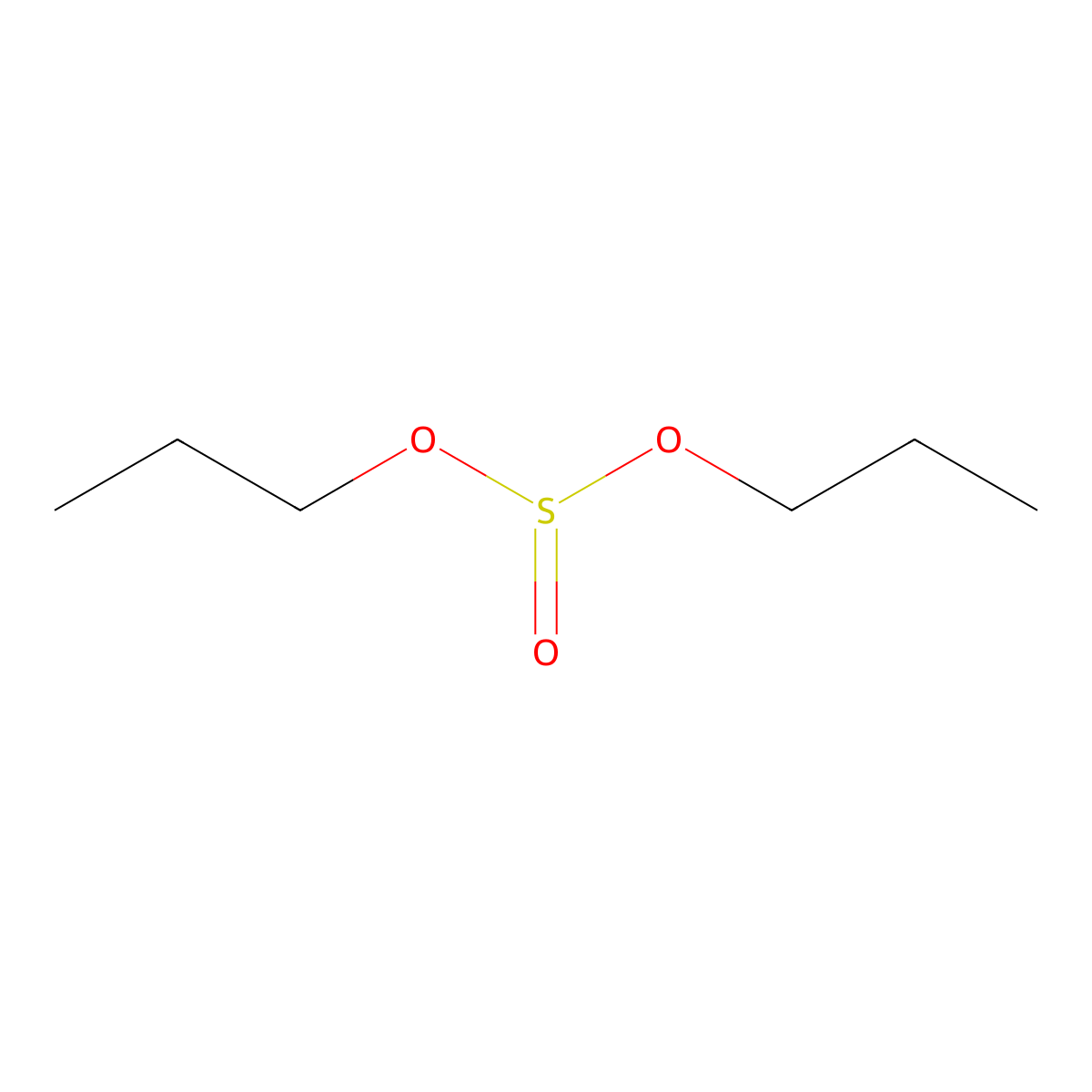 Dipropyl Sulfite molecular structure, CAS 623-98-3