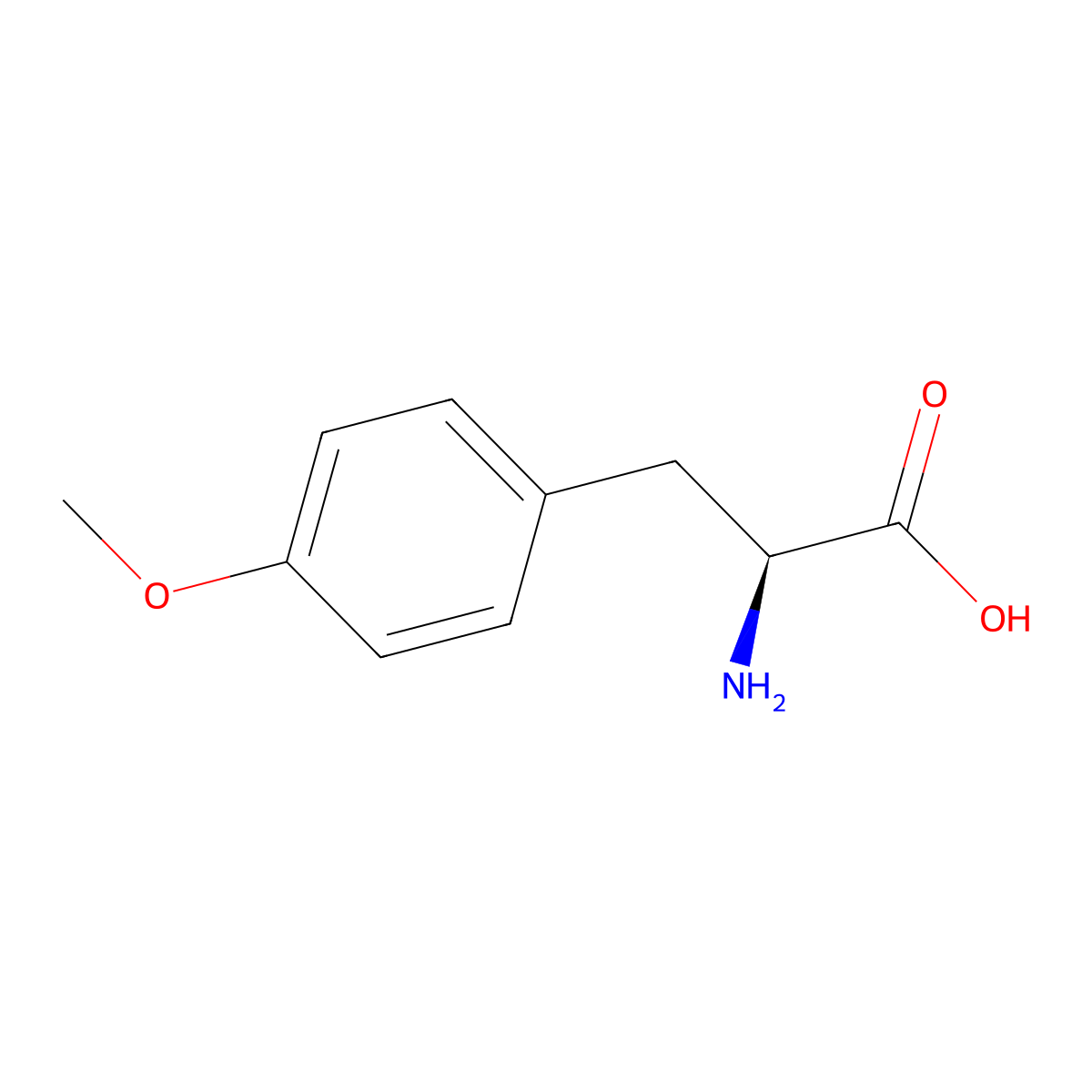 O-Methyl-L-Tyrosine molecular structure, CAS 6230-11-1
