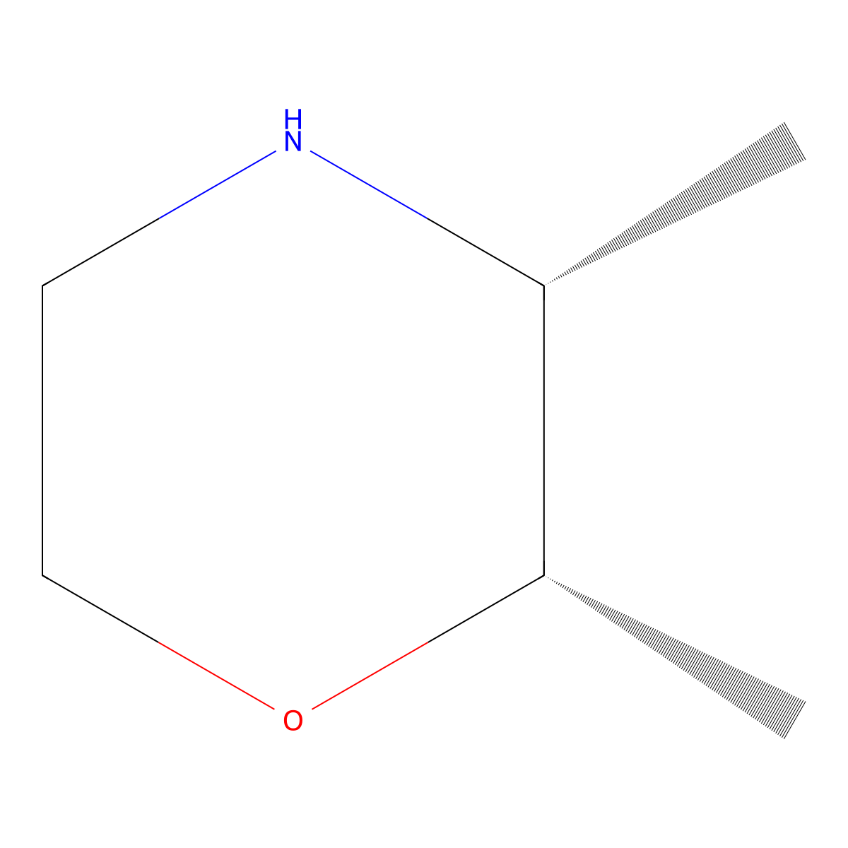 (2S,3R)-2,3-dimethylmorpholine molecular structure, CAS 62302-33-4
