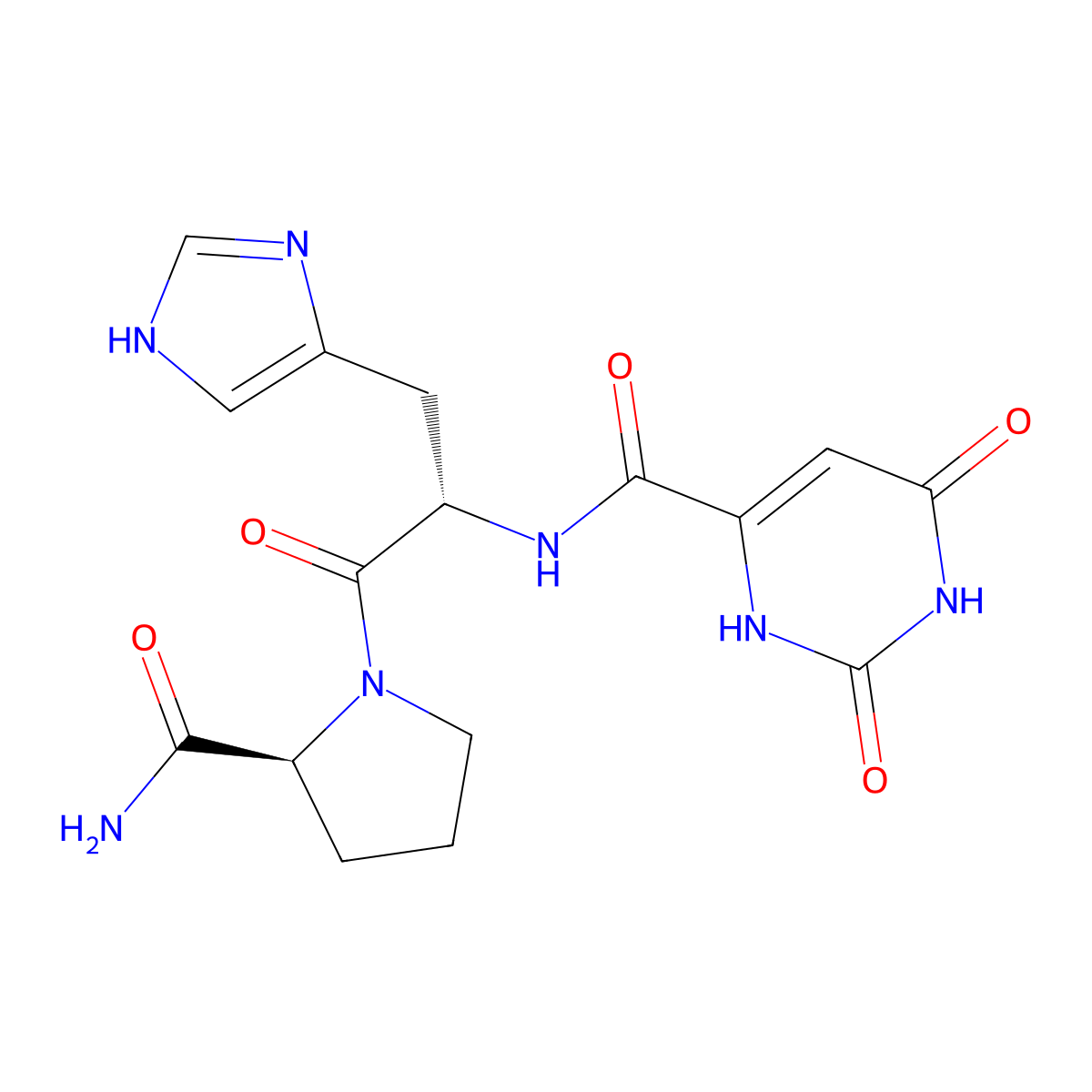 Orotirelin molecular structure, CAS 62305-86-6