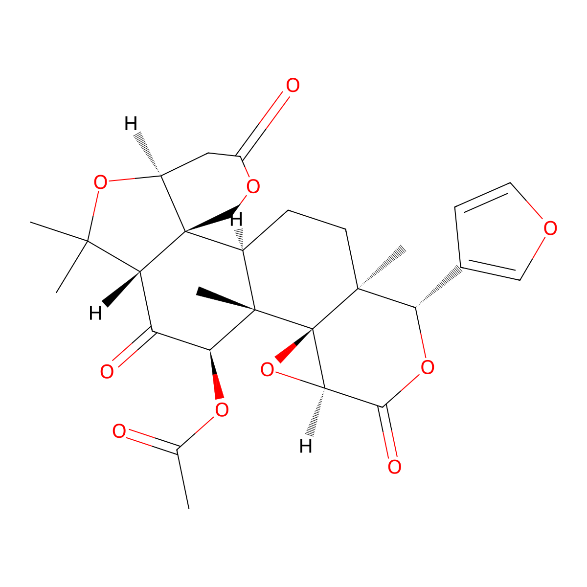 Rutaevin 7-acetate molecular structure, CAS 62306-81-4