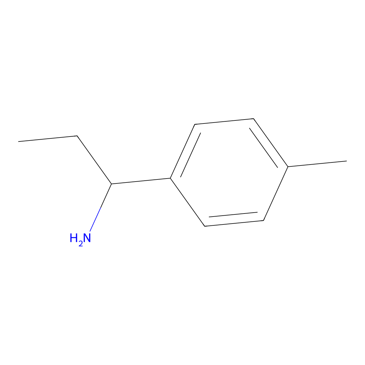 (S)-1-P-Tolylpropan-1-amine molecular structure, CAS 623143-32-8