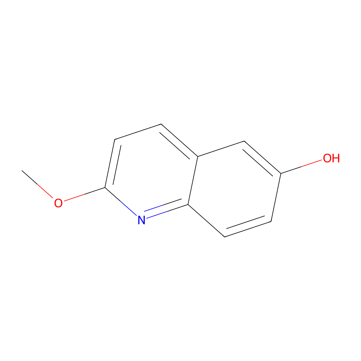 6-Hydroxy-2-methoxyquinoline molecular structure, CAS 623147-03-5