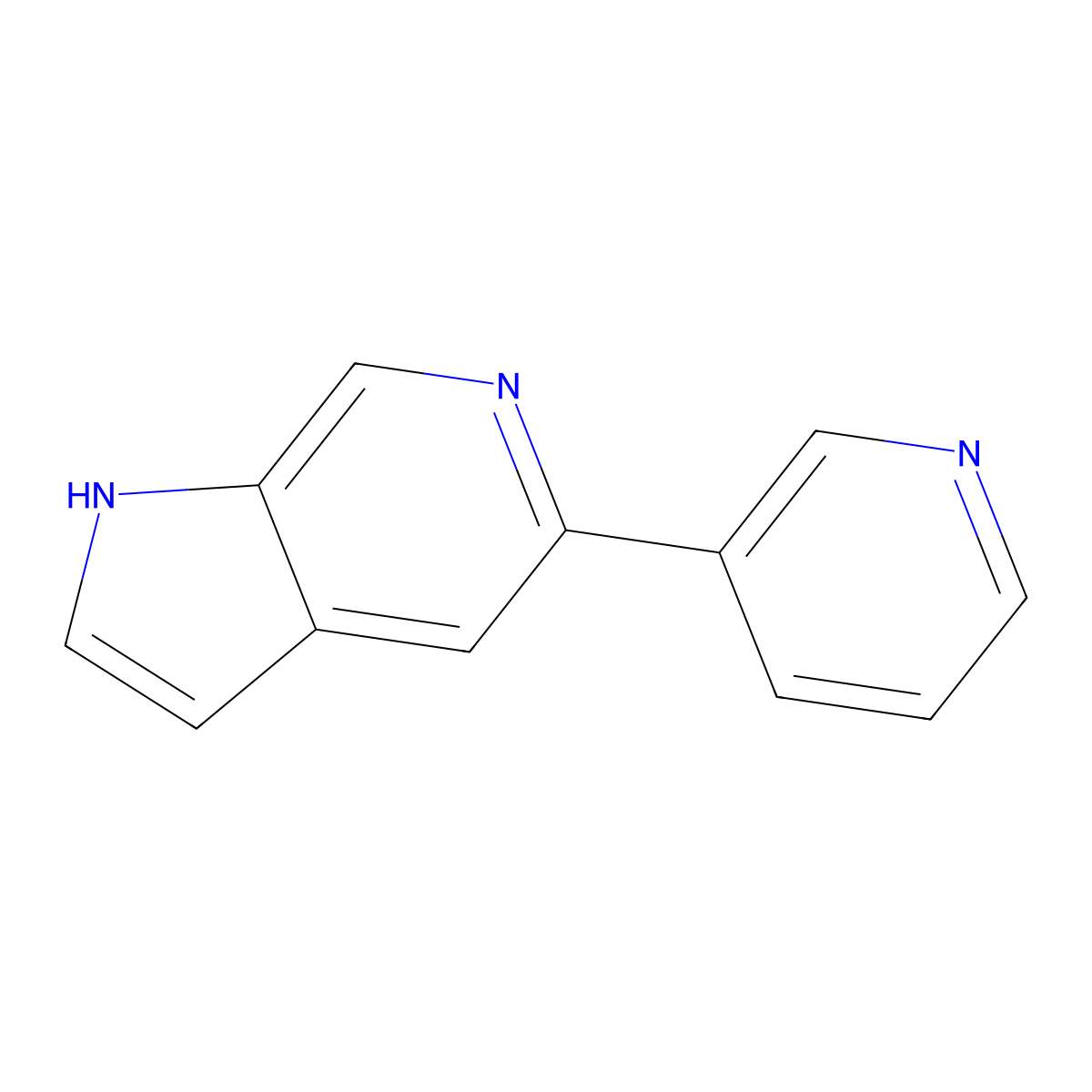 5-(Pyridin-3-yl)-1H-pyrrolo[2,3-c]pyridine molecular structure, CAS 623175-26-8