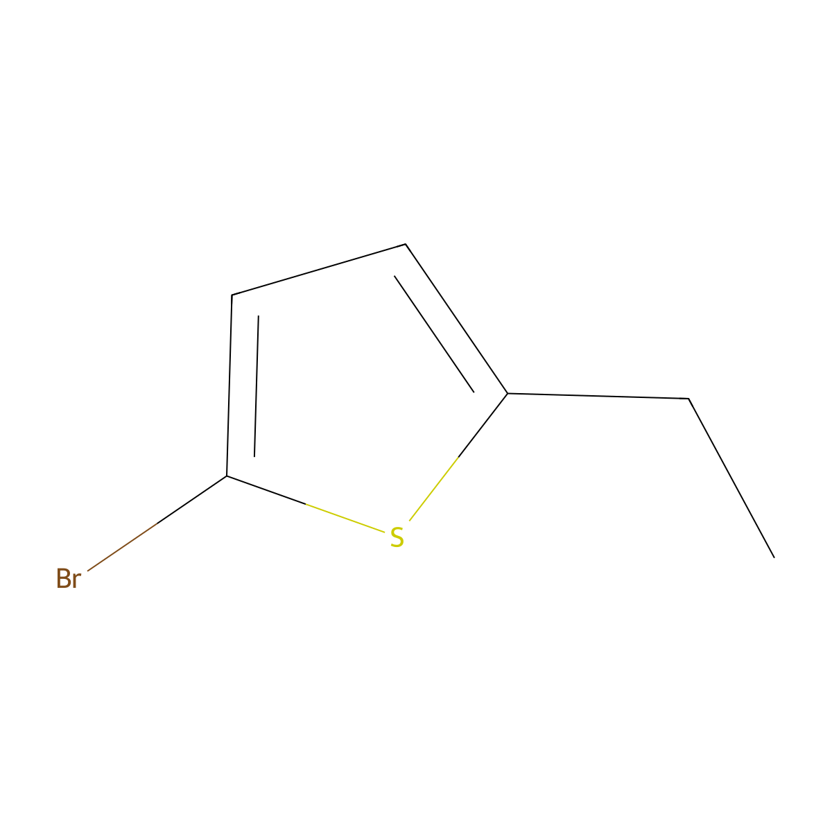 2-Bromo-5-ethylthiophene molecular structure, CAS 62323-44-8