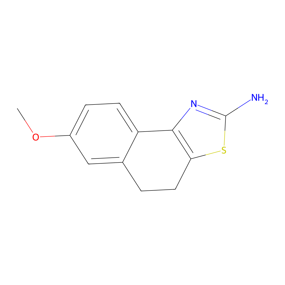7-Methoxy-4,5-dihydronaphtho[1,2-d]thiazol-2-amine molecular structure, CAS 62324-82-7