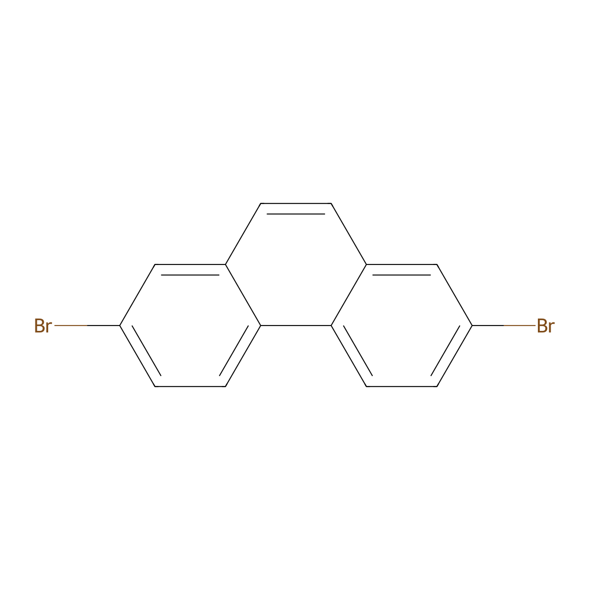 2,7-Dibromophenanthrene molecular structure, CAS 62325-30-8