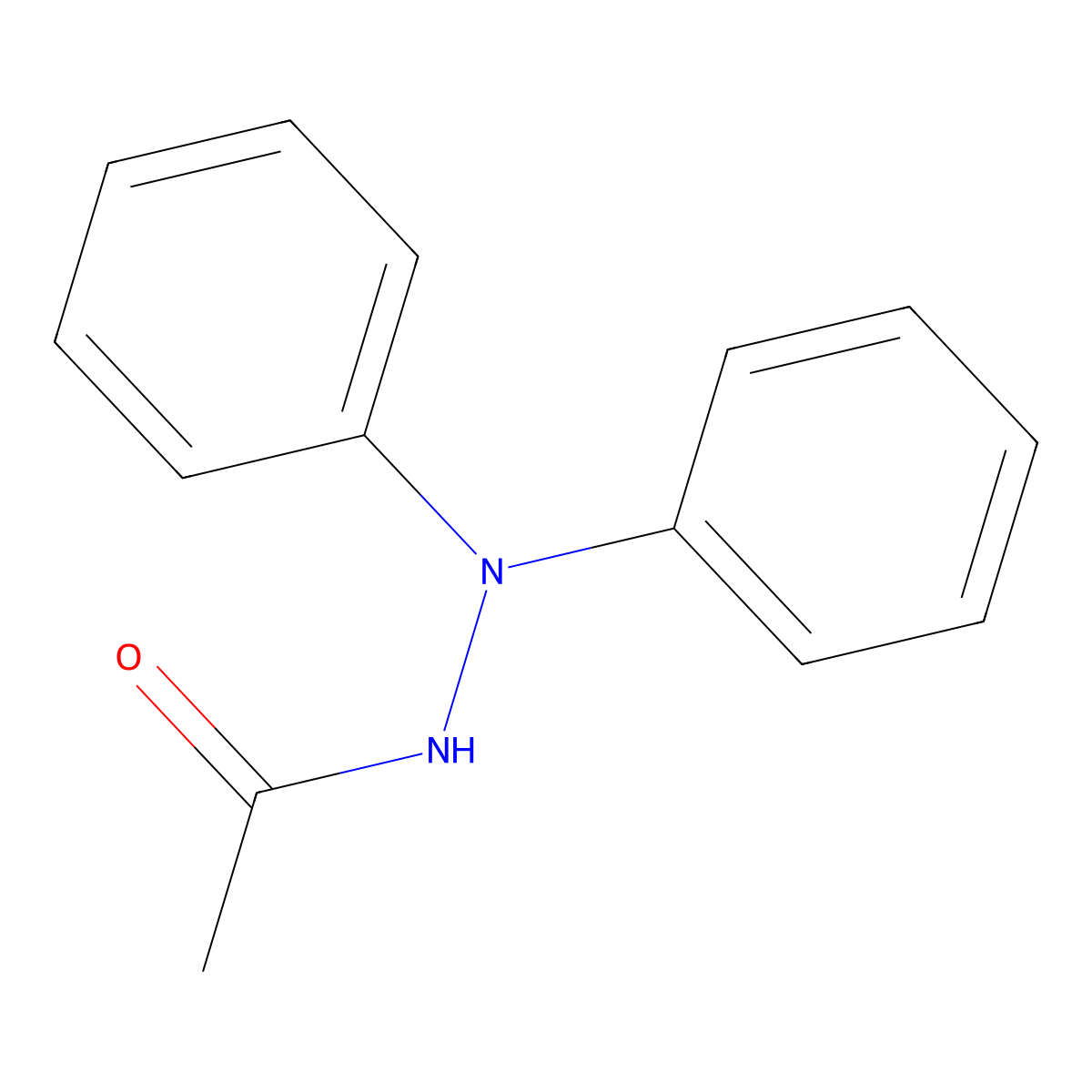 n',n'-Diphenylacetohydrazide molecular structure, CAS 6233-05-2