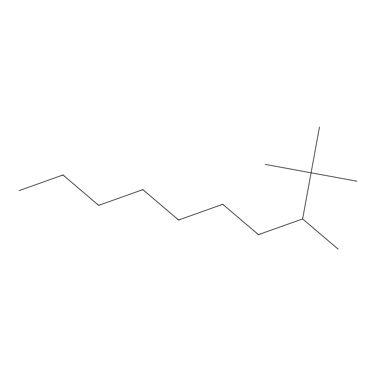 2,2,3-Trimethyldecane molecular structure, CAS 62338-09-4