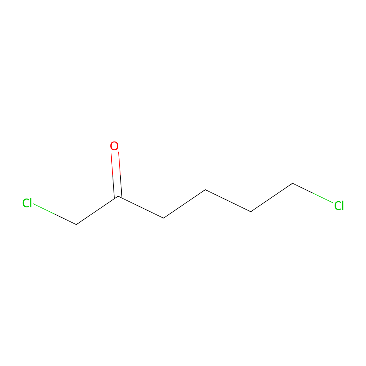 1,6-Dichlorohexan-2-one molecular structure, CAS 62343-98-0