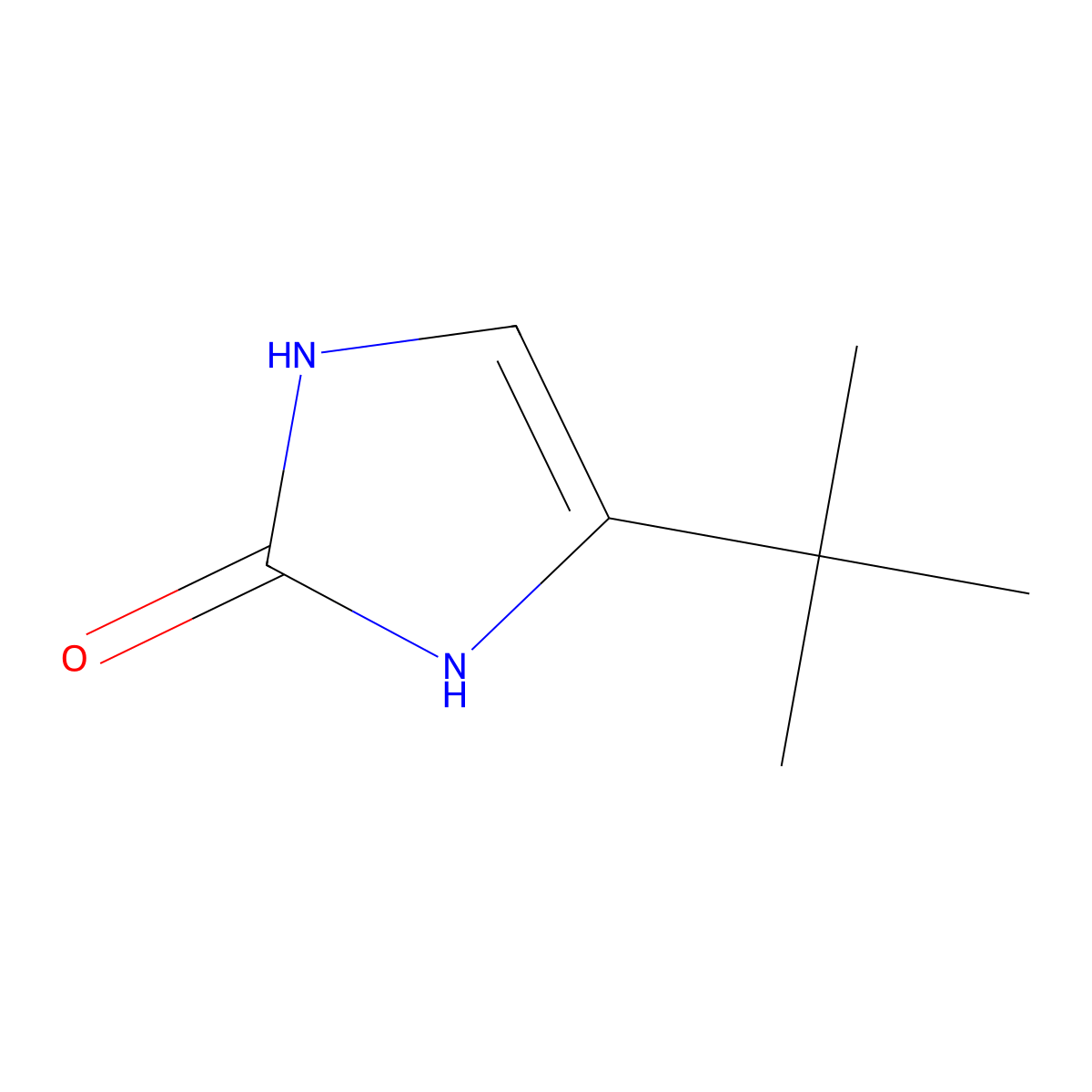 4-tert-butyl-1,3-dihydro-2H-imidazol-2-one molecular structure, CAS 623547-65-9