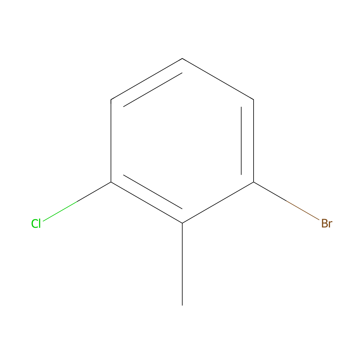 2-Bromo-6-chlorotoluene molecular structure, CAS 62356-27-8