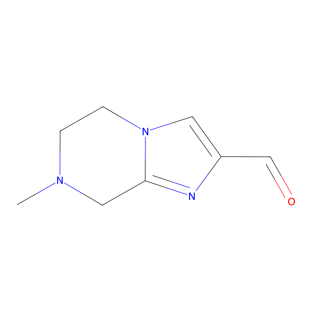 7-Methyl-5,6,7,8-tetrahydroimidazo[1,2-a]pyrazine-2-carbaldehyde molecular structure, CAS 623564-20-5