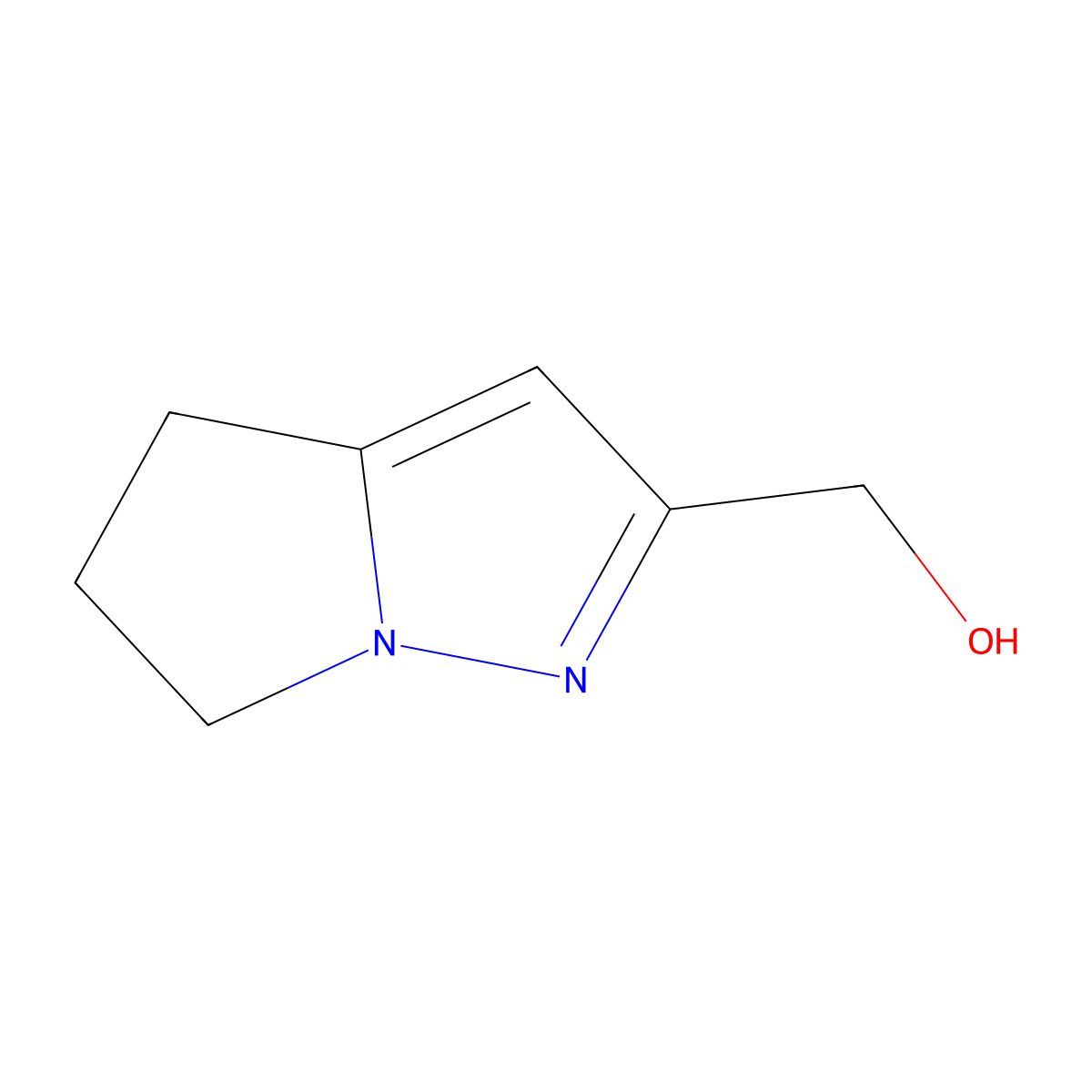 {4H,5H,6H-pyrrolo[1,2-b]pyrazol-2-yl}methanol molecular structure, CAS 623564-45-4