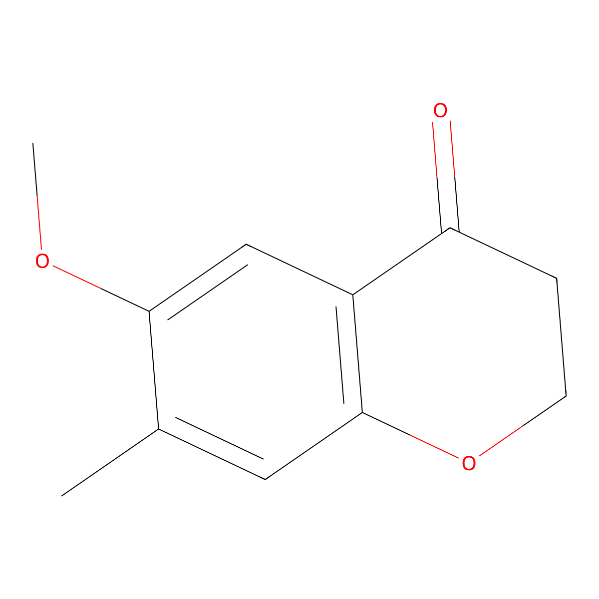 6-Methoxy-7-methylchroman-4-one molecular structure, CAS 623572-81-6