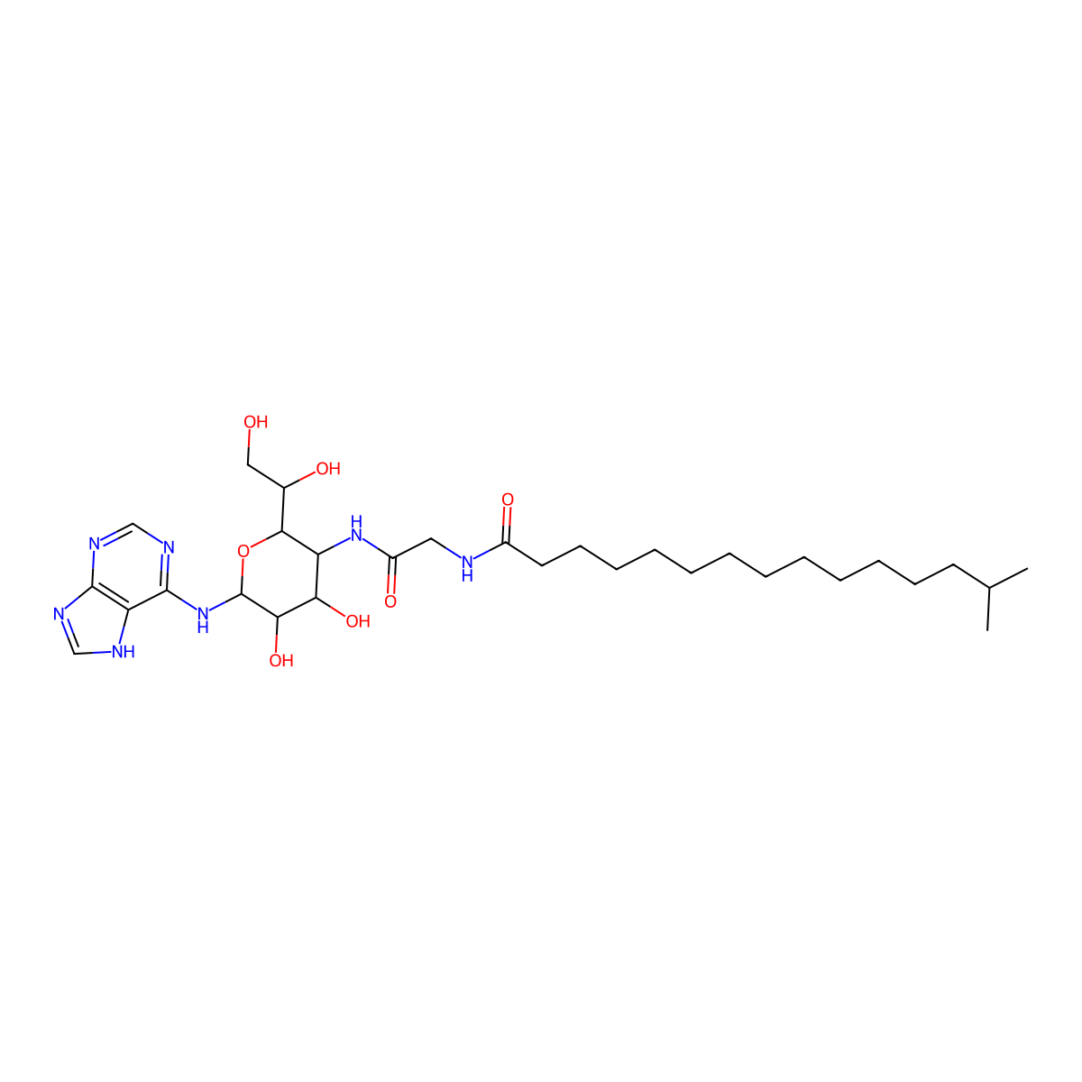 Septacidin molecular structure, CAS 62362-59-8