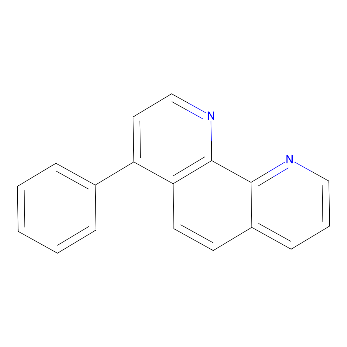 4-Phenyl-1,10-phenanthroline molecular structure, CAS 62366-01-2