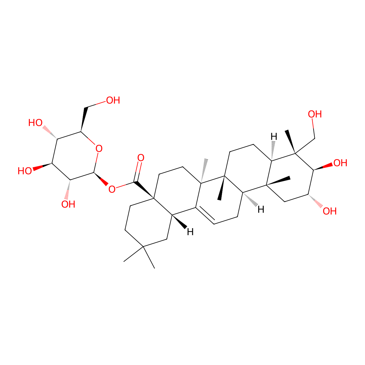 Arjunglucoside II molecular structure, CAS 62369-72-6