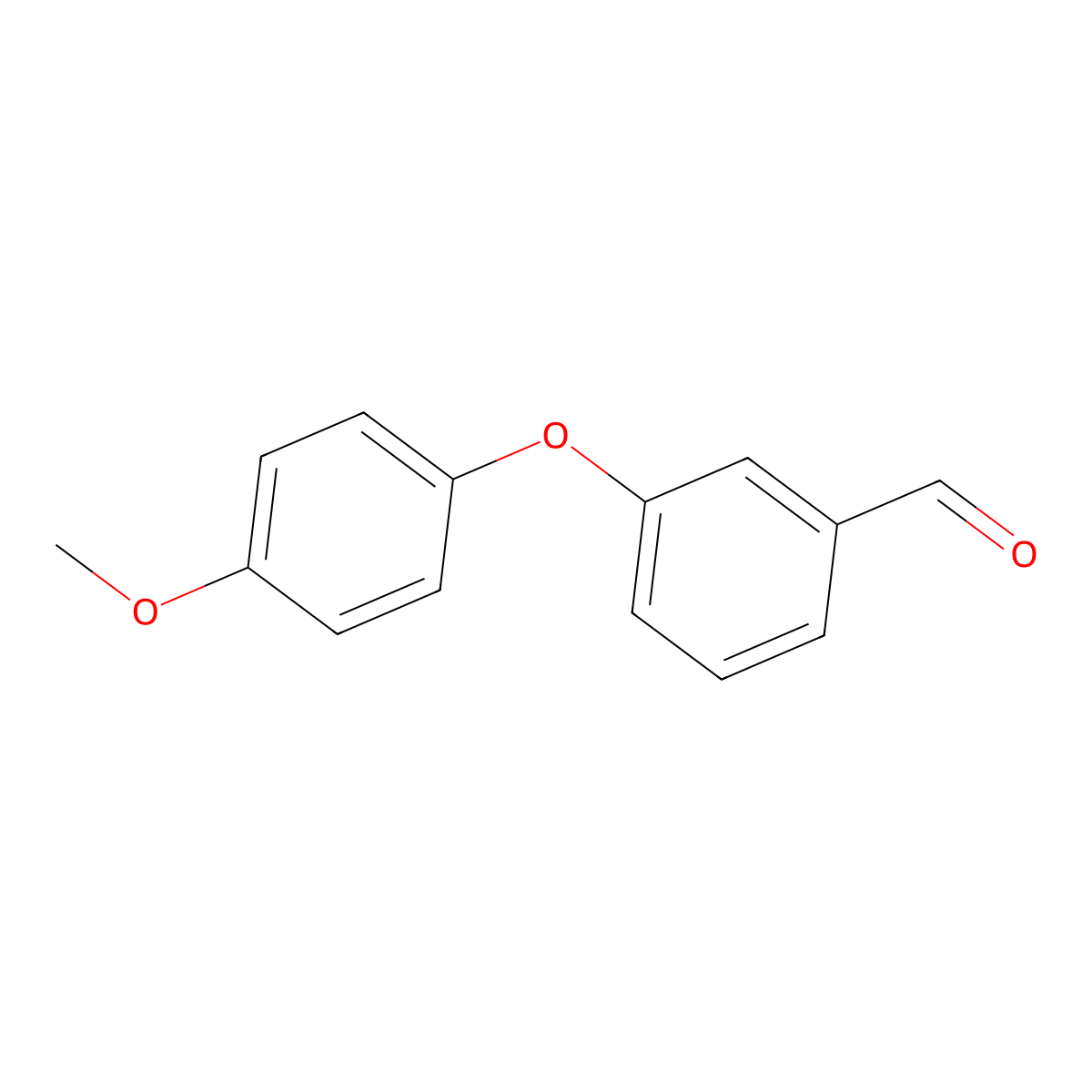 3-(4-Methoxyphenoxy)benzaldehyde molecular structure, CAS 62373-80-2