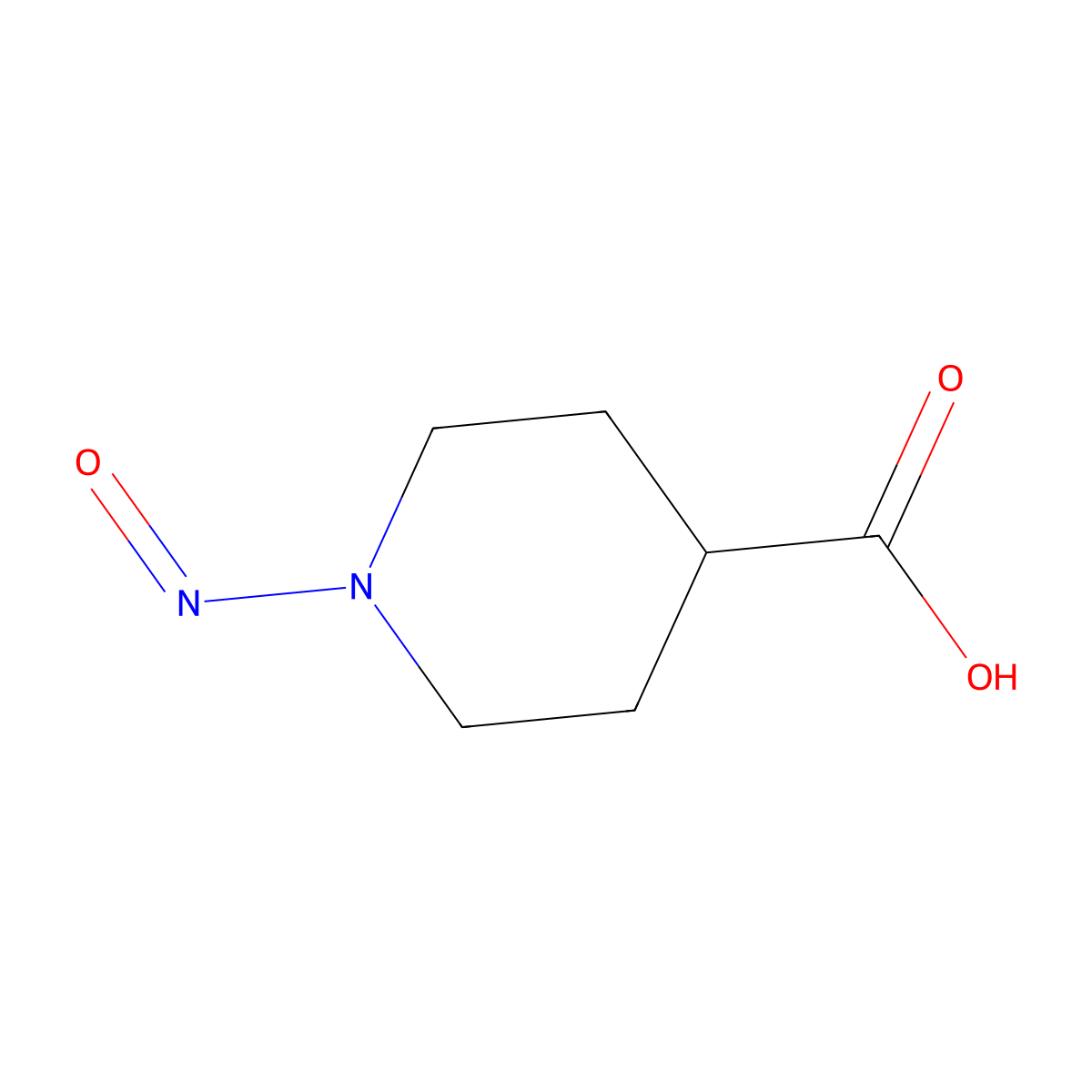 N-Nitrosoisonipecotic acid molecular structure, CAS 6238-69-3