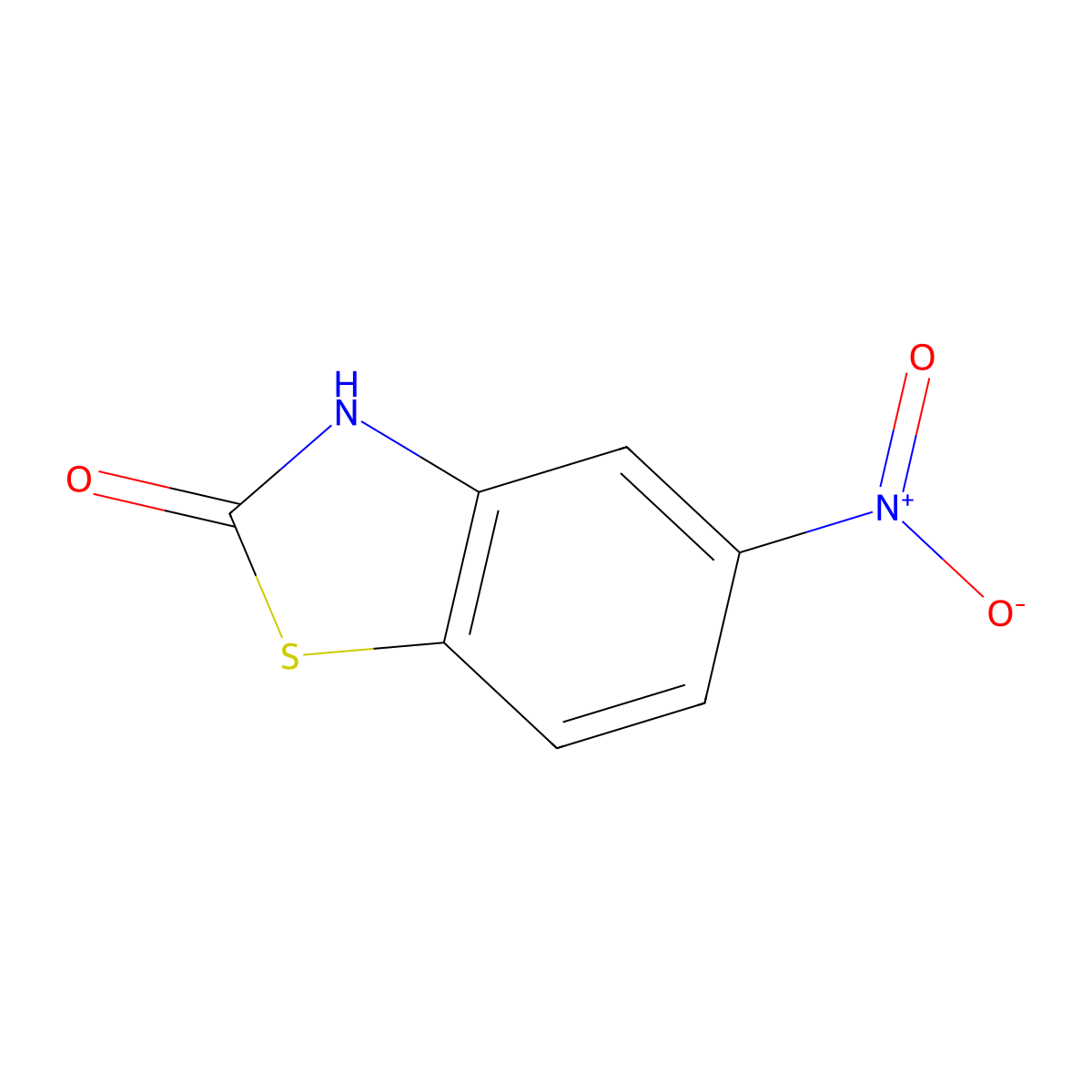 5-Nitro-2,3-dihydro-1,3-benzothiazol-2-one molecular structure, CAS 62386-22-5
