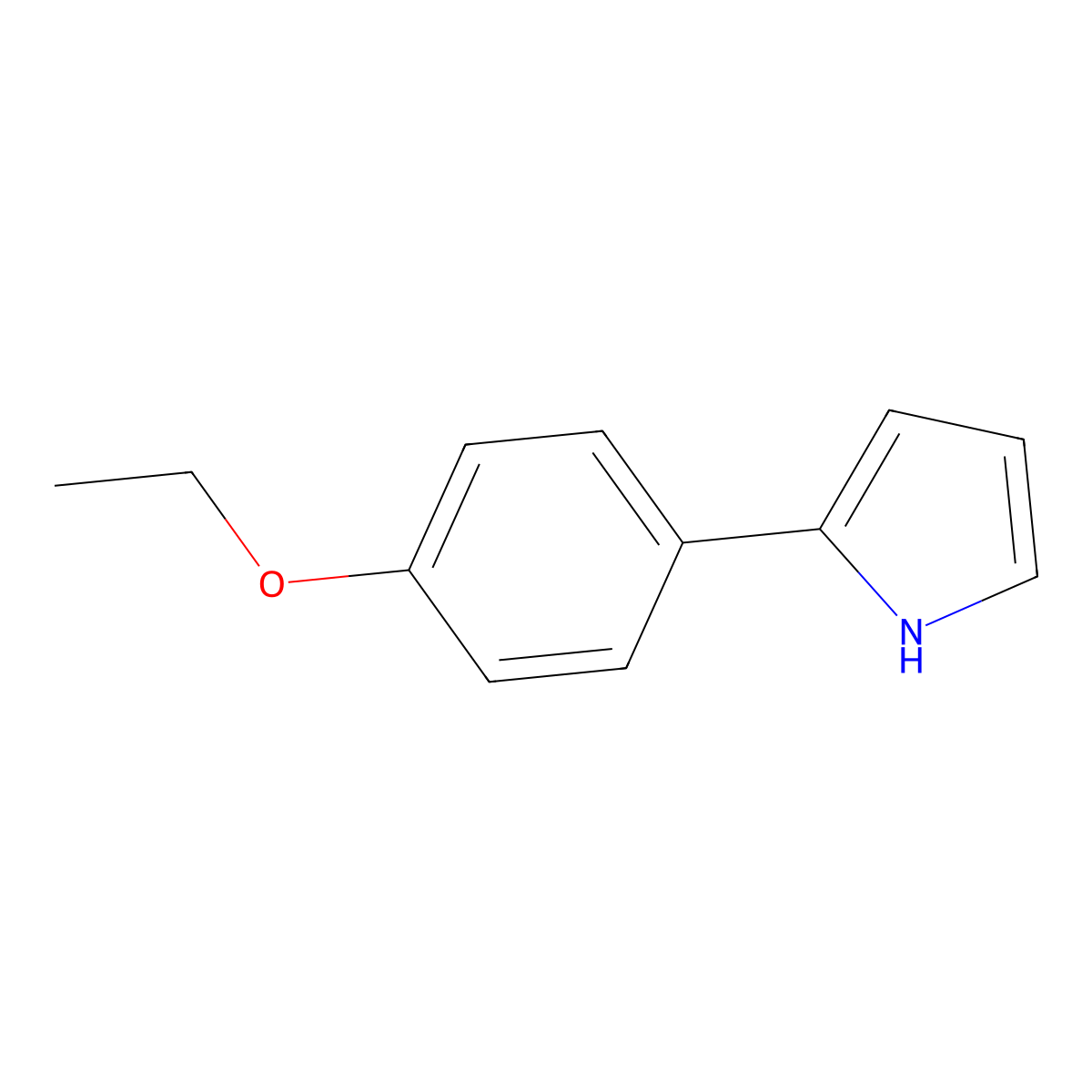 2-(4-Ethoxyphenyl)pyrrole molecular structure, CAS 623905-25-9