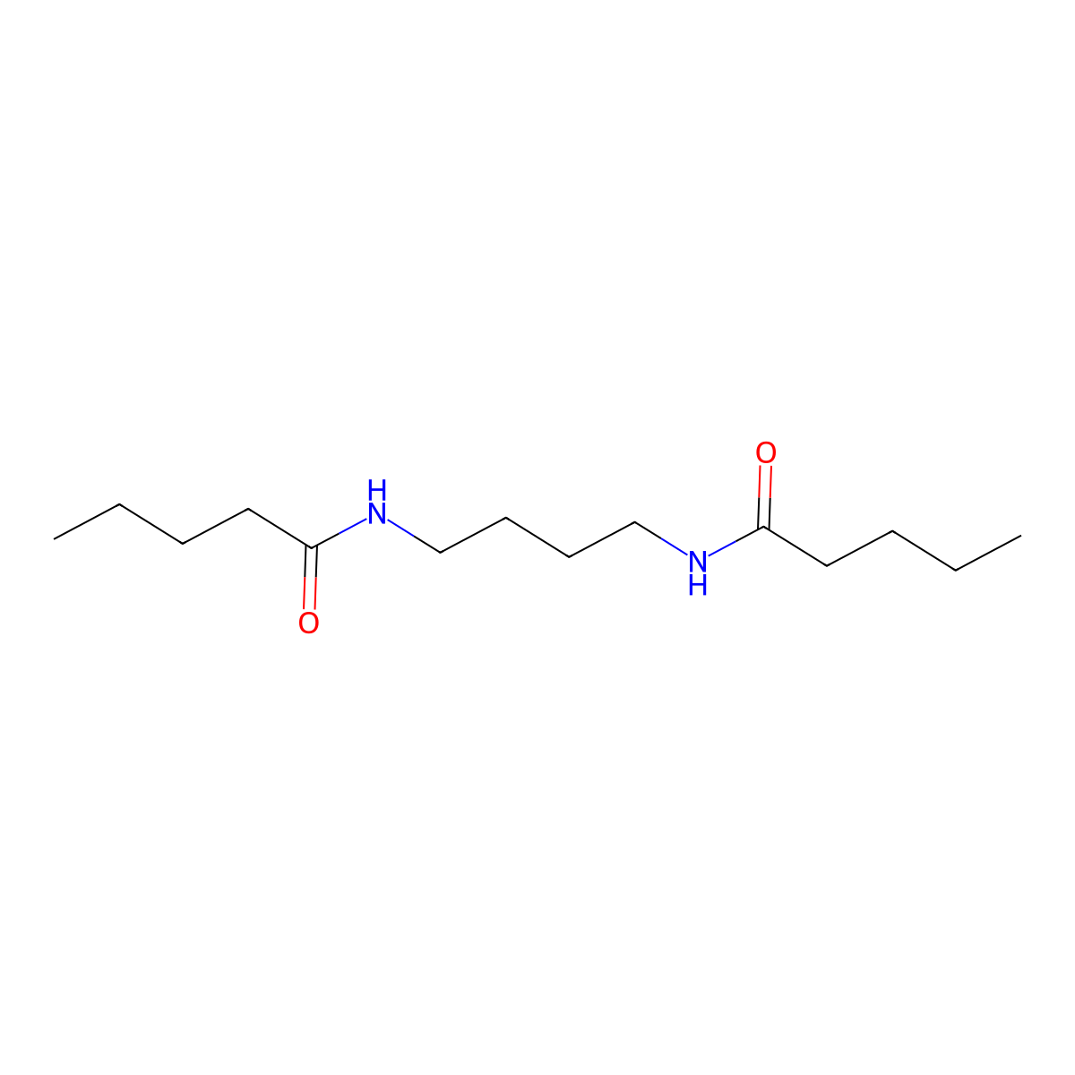 N-[4-(pentanoylamino)butyl]pentanamide molecular structure, CAS 62393-55-9