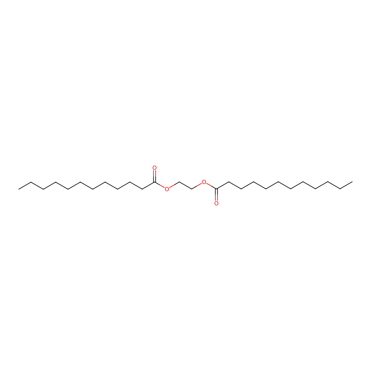 Glycol Dilaurate molecular structure, CAS 624-04-4