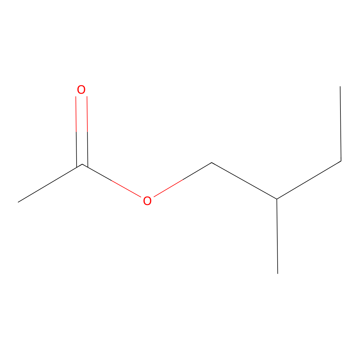 2-Methylbutyl Acetate molecular structure, CAS 624-41-9