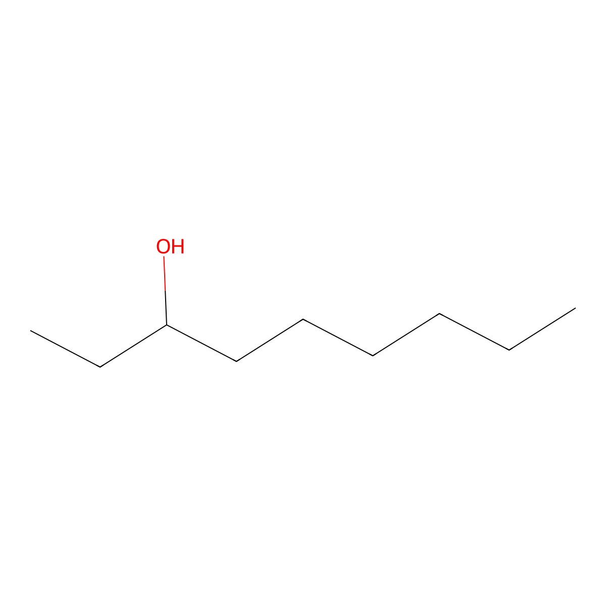 3-Nonanol molecular structure, CAS 624-51-1