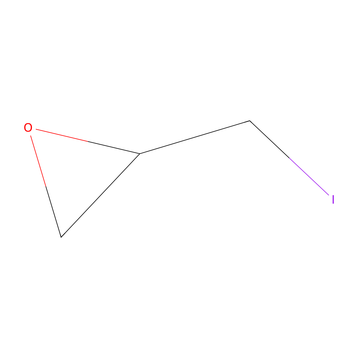 2-(Iodomethyl)oxirane molecular structure, CAS 624-57-7