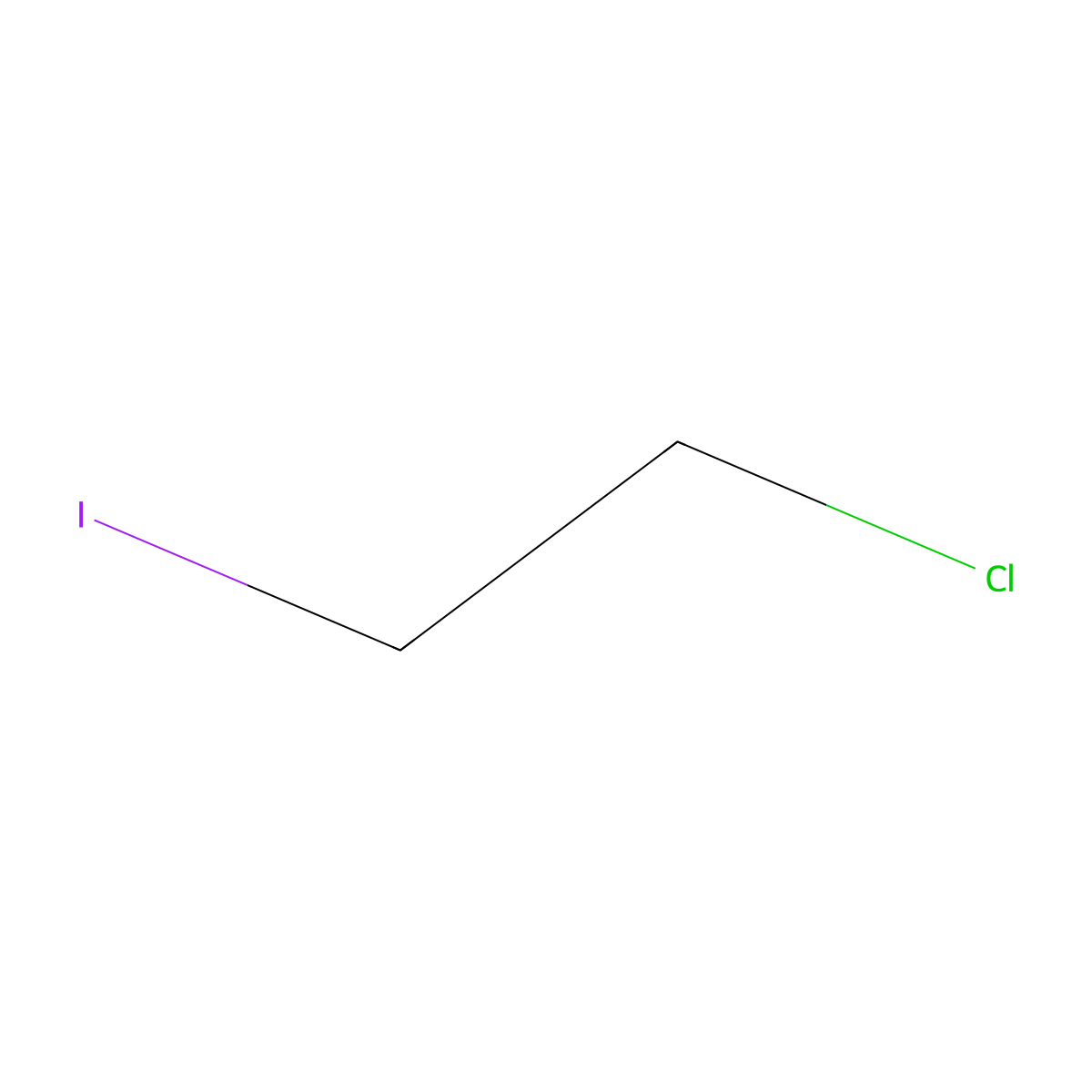 1-Chloro-2-iodoethane molecular structure, CAS 624-70-4