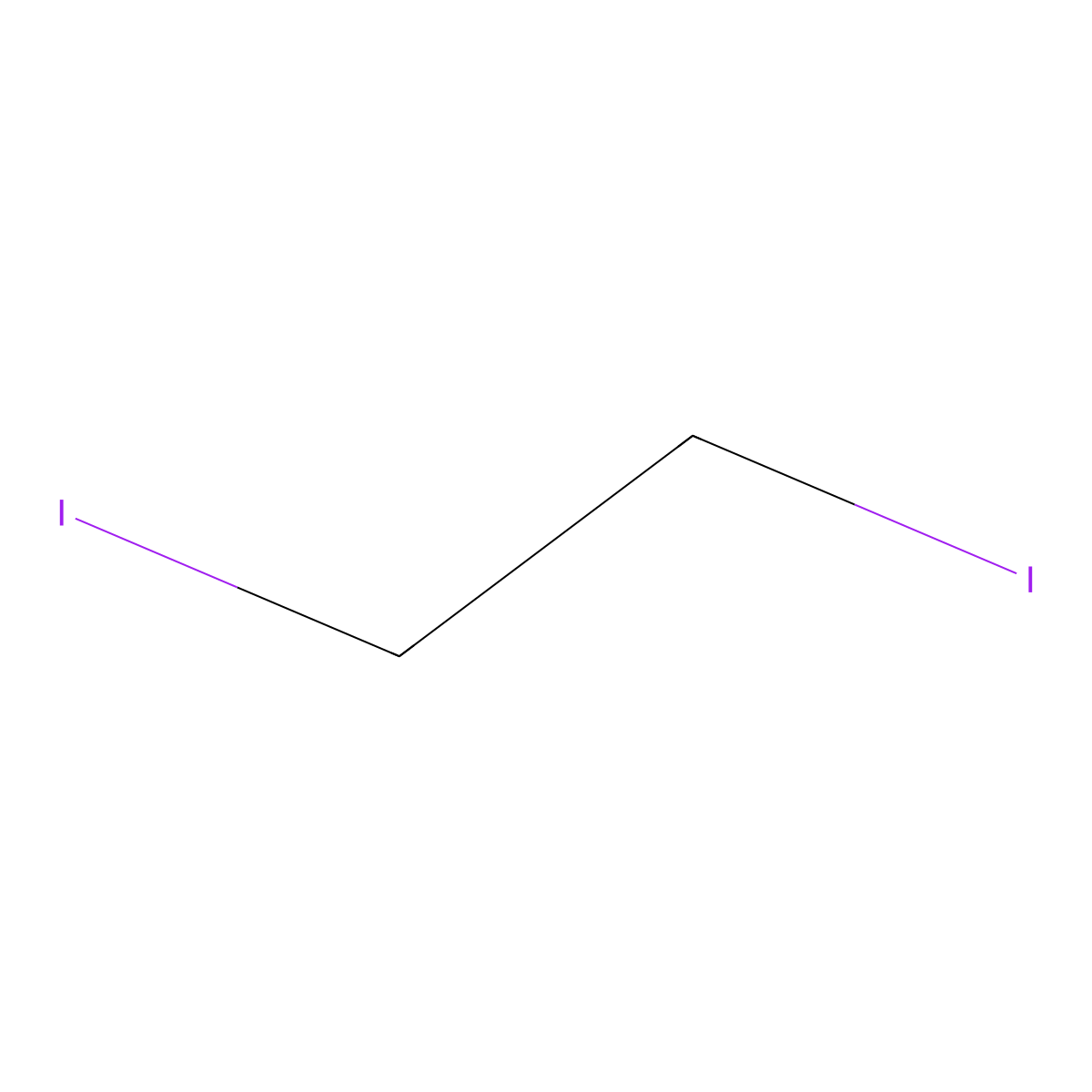 1,2-Diiodoethane molecular structure, CAS 624-73-7
