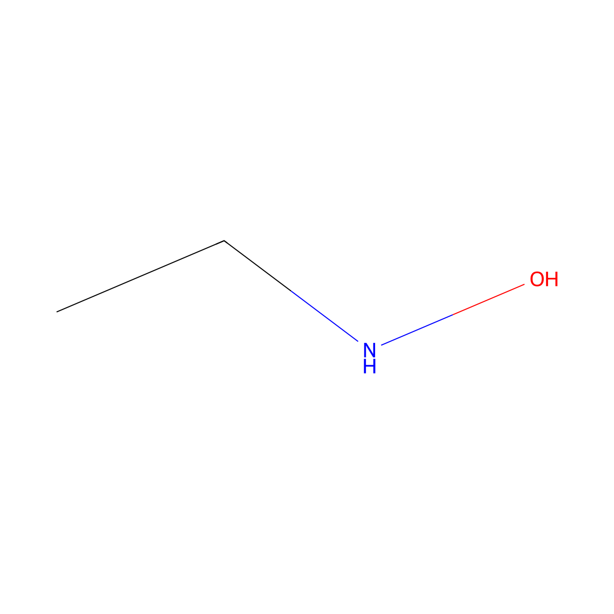 Ethanamine, N-hydroxy- molecular structure, CAS 624-81-7