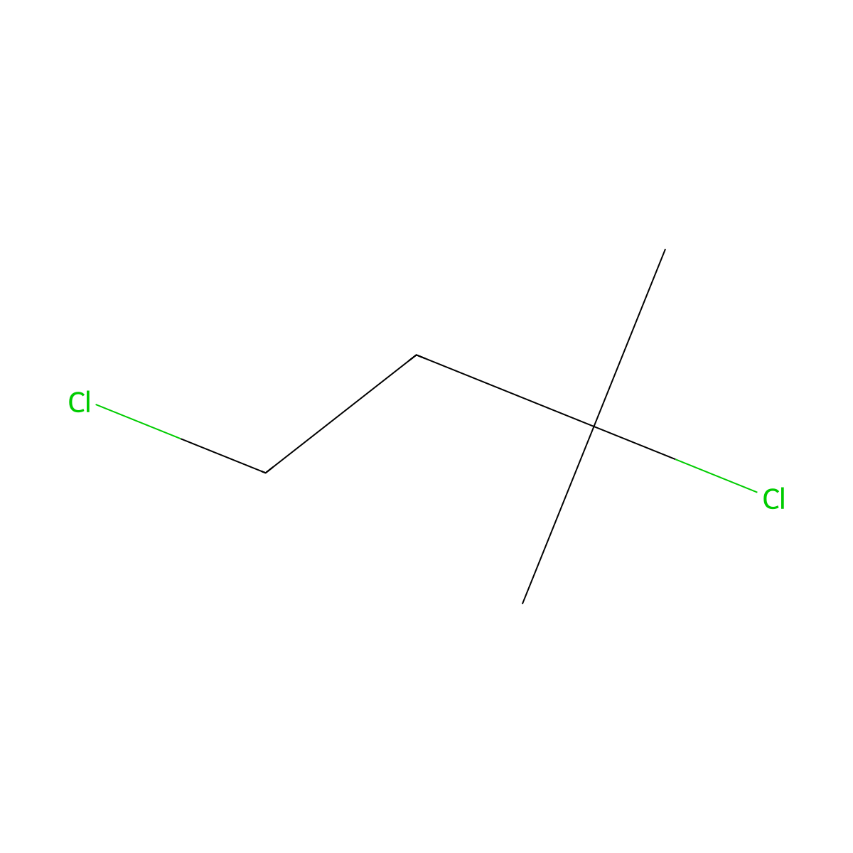 1,3-Dichloro-3-methylbutane molecular structure, CAS 624-96-4