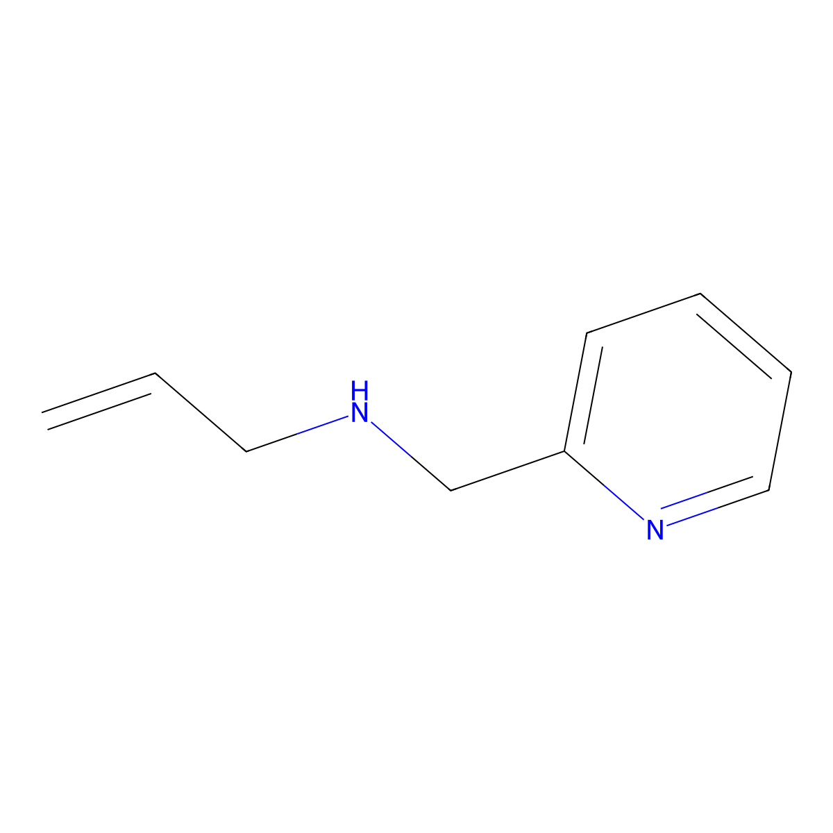 N-(2-Pyridinylmethyl)-2-propen-1-amine molecular structure, CAS 62402-16-8