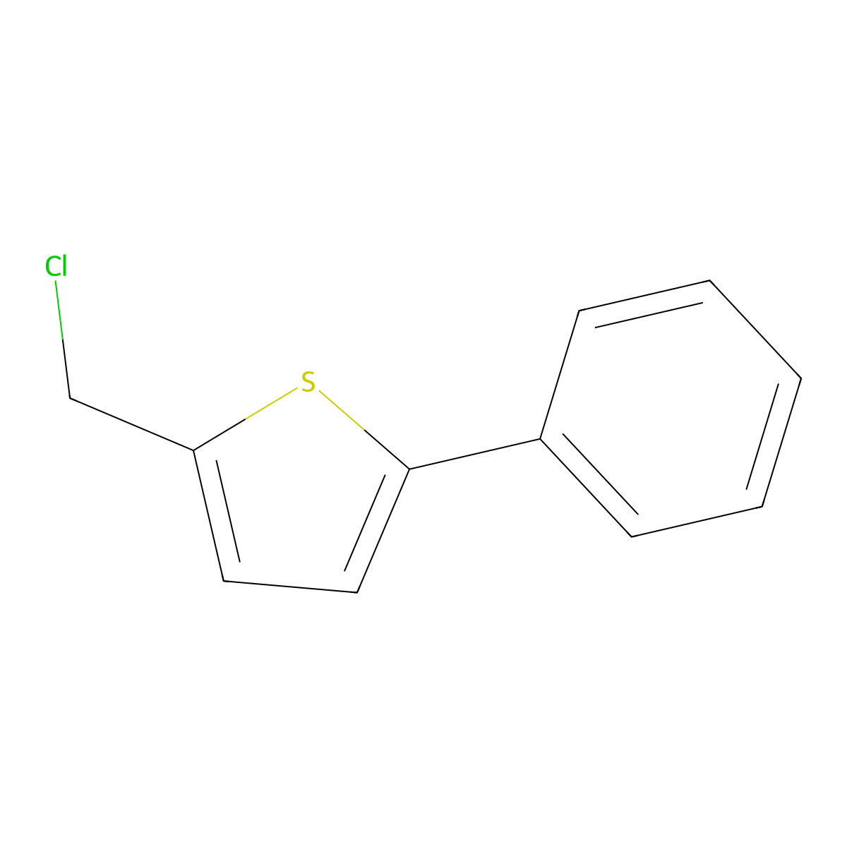 2-(Chloromethyl)-5-phenylthiophene molecular structure, CAS 62404-12-0
