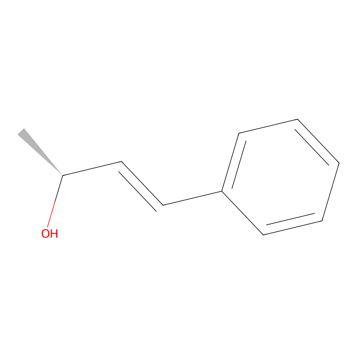 (2R,3E)-4-phenylbut-3-en-2-ol molecular structure, CAS 62413-47-2