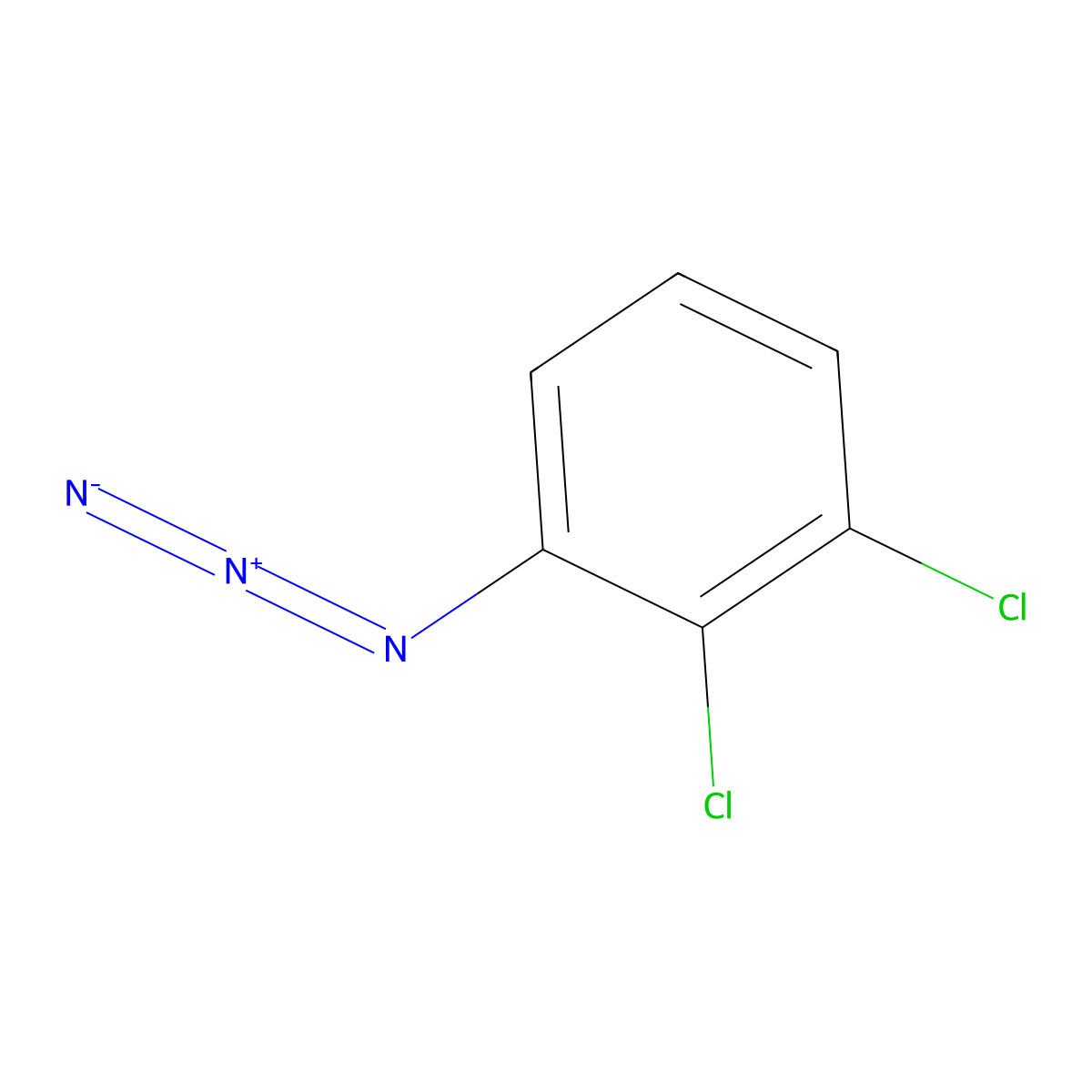 1-Azido-2,3-dichlorobenzene molecular structure, CAS 62416-02-8