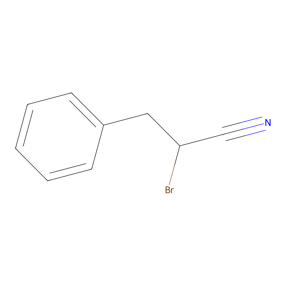 2-Bromo-3-phenylpropanenitrile molecular structure, CAS 62448-27-5