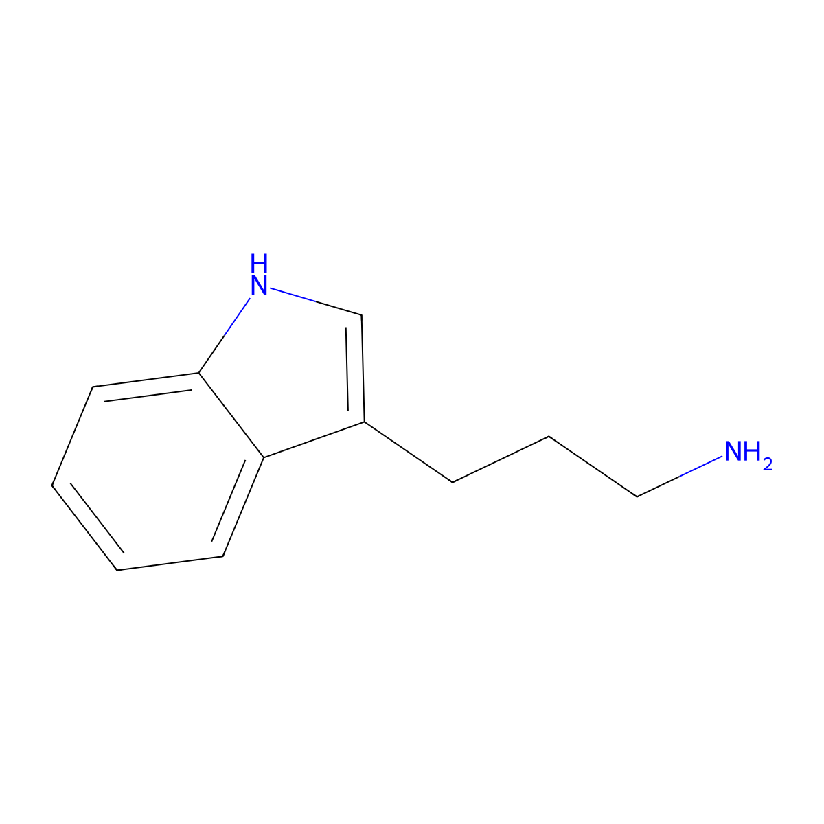 1H-indole-3-propylamine molecular structure, CAS 6245-89-2