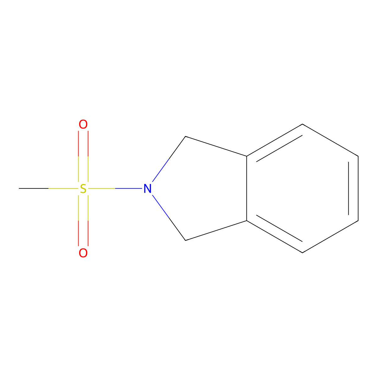2-(Methylsulfonyl)isoindoline molecular structure, CAS 62452-15-7