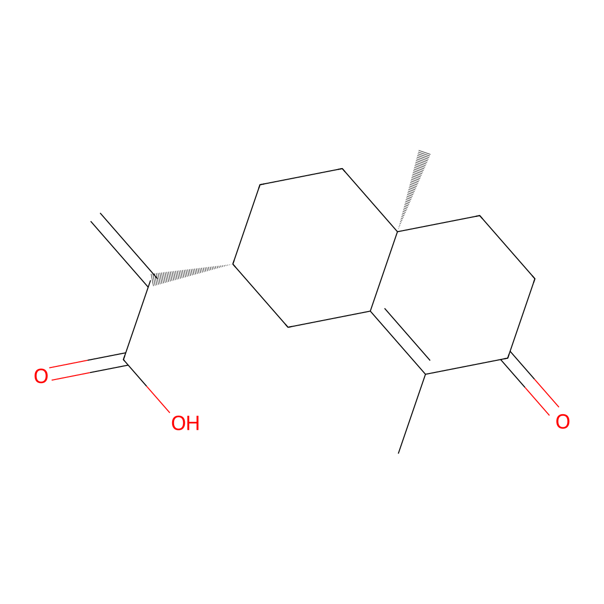 Pterodonoic acid molecular structure, CAS 62458-42-8